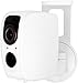 Tend Insights Lynx Pro - Indoor/Outdoor Weatherproof Wifi Security Camera with Battery Backup, Two Way Audio, Night Vision, and Included Cloud Storage, White (TS0031)