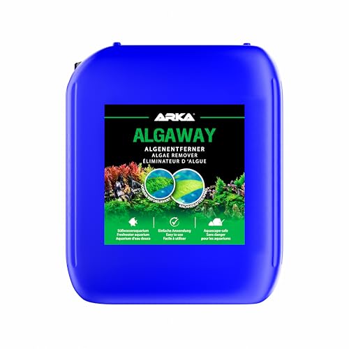 Algen Entferner Aquarium 5000 ml – gegen Faden-, Grün- & Punktalgen – kupferfrei & pflanzensicher – verhindert Neubildung – Vorratsgröße für klares Wasser – ARKA Algaway
