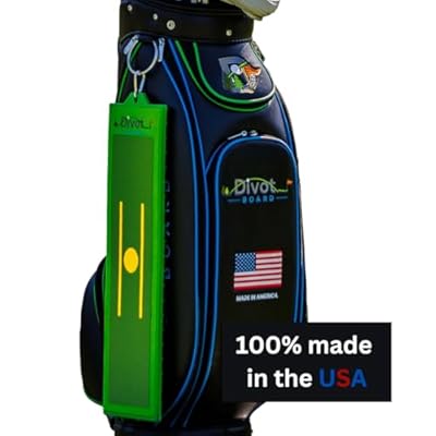 Divot Board - The Original Patented Low Point and Swing Path Trainer - Instant Feedback. Anytime. Anywhere - See Your Swing Path and Learn Every Time You Hit the Ball!