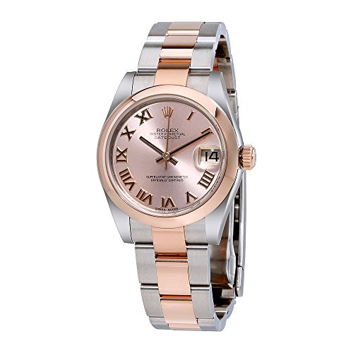 Rolex Datejust 31 Pink Dial Steel and 18K Rose Gold Oyster Ladies Watch
