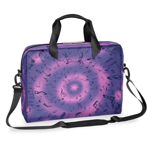 Bolso para laptop 15.6-16 pulg notas musicales water resistant miniatura 1