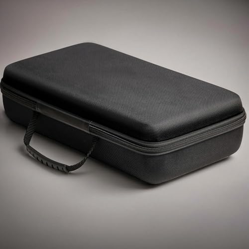 Image of Travel Watch Case Organizer Watch Box With Zipper Heavy Duty Portable Travel Friendly Case Fits all Wristwatches & Smart Watches Up To 60MM Compatible for Apple Watch (Black,10 Slots)