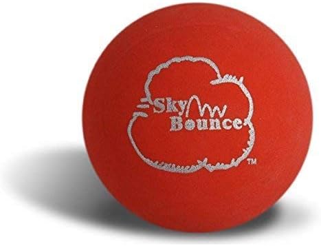Sky Bounce Color Rubber Handballs for Recreational Handball, Stickball, Racquetball, Catch, Fetch, and Many More Games, 2 1/4-Inch - Red - 12 Pack