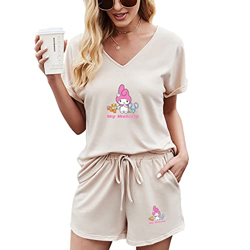 My Melody }CfB V[gpW}  [EFA fB[X pW}   V[gpc ㉺Zbg 킢 S-XL    ֗ Q ƒ K X|[c g[jO EFA _炩 K ʋC 