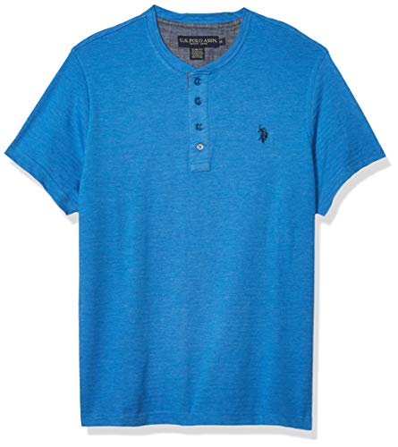 U.S. Polo Assn. Men's Slim Fit Textured Henley T-Shirt