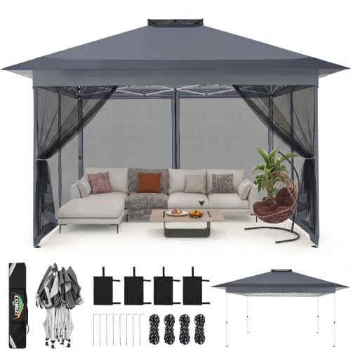 COBIZI 10x15 Pop up Canopy Gazebos on Clearance-Canopy Tent with