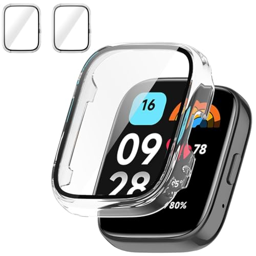 Protégez votre Redmi Watch 3 Active des chocs avec cette coque en verre