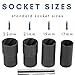 Shankly Twist Socket Set (5 Piece) Includes 1/2” Inch Lug Nut Remover With a 17mm, 19mm, 21mm, 22mm Socket Sizes Professional-Grade Lug Nut Extractor or Wheel Lock Removal Kit