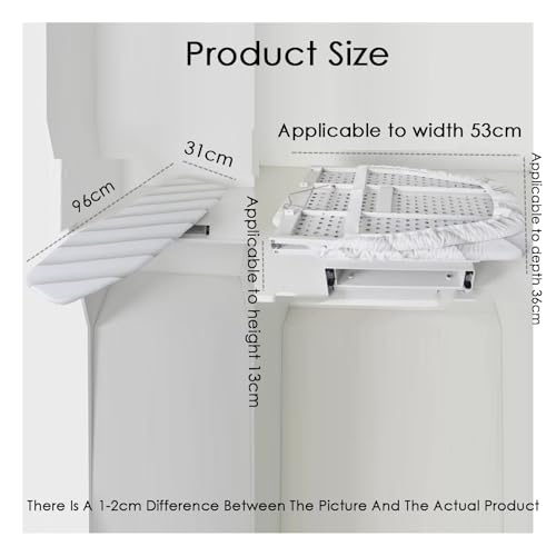 Planche à repasser peu encombrante pour optimiser votre dressing et buanderie