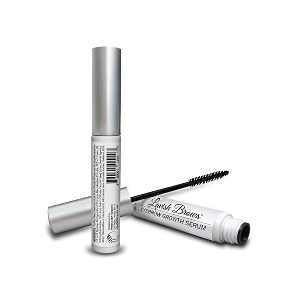 Pronexa Hairgenics Lavish Brows â Eyebrow Growth Enhancer Serum with Natural Growth Peptides for Long, Thick Eyebrows! 5ml, 2 Month Supply.