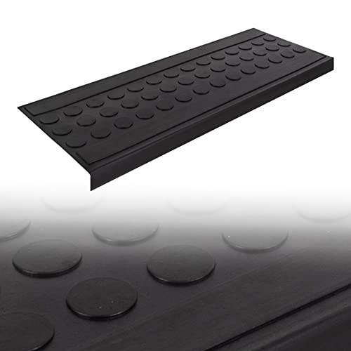 Stufenmatten aus Gummi - 25x65cm - rutschhemmend, für Innen- und Außentreppen - (5er-Vorteilspack) Cover