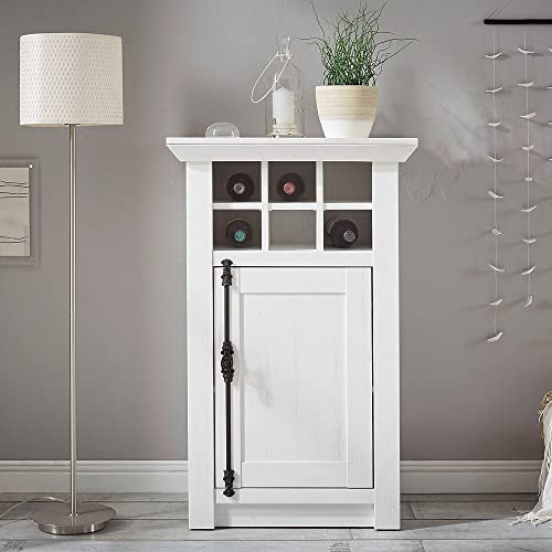 Lomadox Kommode im Landhaus Stil Dekor Pinie weiß Nb. B/H/T ca. 63x100x45cm