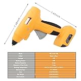 P0WER ELEKTR0 Cordless Hot Glue Gun for DeWalt 18V xr Battery，Handheld Electric Power Glue Gun Full Size for Arts & Crafts & DIY & Decorations with 25 PCS Glue Sticks - Image 3