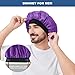3Pcs Satin Bonnets for Women Men, Hair Bonnet for Sleeping With Soft Elastic Band, Silk Sleep Bonnet for Curly Hair Braids