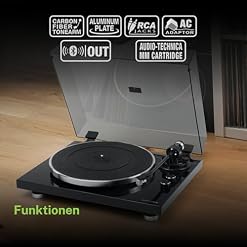 MUSE Platine vinyle Bluetooth avec préampli stéréo, 2 vitesses, 33/45, AUX - Les Beatles, Paul McCartney, John Lennon, RIngo Starr, George Harrison MUSE Platine vinyle Bluetooth avec préampli stéréo, 2 vitesses, 33/45, AUX – Image 6