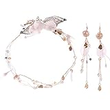 kreppblumen drehen Geeignet für Bräute, Hochzeiten, Brautjungfern-Accessoires, Tänze, Geburtstage, Feste oder Jubiläumsgeschenke