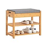 banco 50 cm altura QUÉ HAY EN LA CAJA: Un banco acolchado para zapatos con dos estantes e instrucciones detalladas. Después de un largo día de trabajo, sólo siéntate para quitarte los zapatos y deja que la fatiga se detenga aquí.
