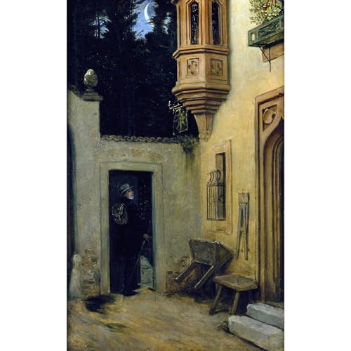 Décoration murale Adieu à l'aube poster Moritz von Schwind pour chambre romantique