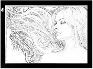 NXDRS Light Pad Copy Board, Drawing Light Pad A4 Ultra Thin Adjustable Brightness LED Light Board for Art Tracing