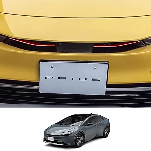 MEKOMEKOトヨタ 新型プリウス 60系 専用 フロントグリルガーニッシュ アッパーカバー フロントバンパー 外装パーツ アクセサリー ABS樹脂製 2PCS PRIUS ZVW60 ZVW65 MXWH60 MXWH65【レッド】PRIUS-SZWR
