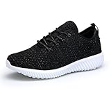 DOMOGO Women's Tennis Shoes Breathable Running Sneakers Lightweight Walking Work Shoes