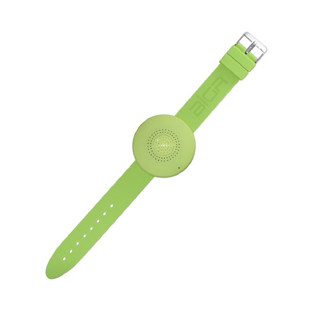 BiGR WRiSTBOOM Wearable Wireless Bluetooth Speaker with Inbuilt Microphone - Green