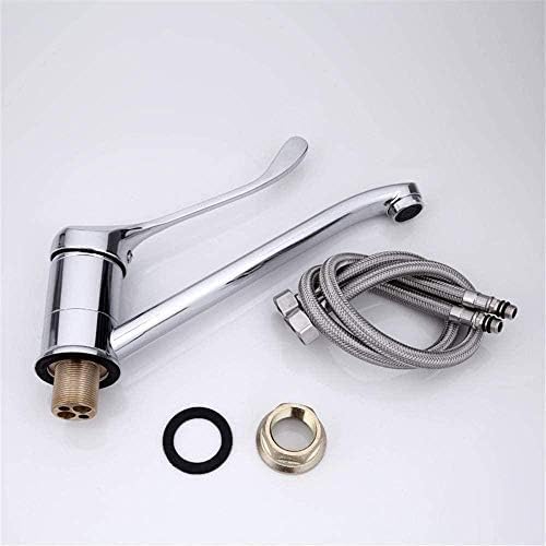 Mitigeur monocommande pour cuisine robinet médical chromé à long bec - 5