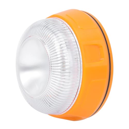 GANAZONO Luz De Emergencia Amarilla Para Coche Con Imán Potente y Señal Intermitente Para Advertencia Segura Carretera