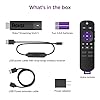 Roku Streaming Stick+ | HD/4K/HDR Streaming Device with Long-range Wireless and Roku Voice Remote with TV Controls