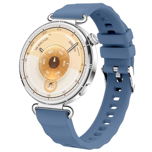 DEALELE �X�g���b�v Huawei Watch GT5 Pro 42mm/GT5 41mm/GT4 41mm/Garmin Venu 3S/Fossil �����p Gen 6 ���f�B�[�X 18mm�\�t�g�A�C�X�N���X�^���V���R�������p���X�g�o���h, 18