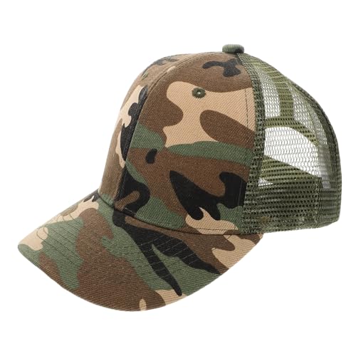 Sun Protection Cap for Boys and Girls Mesh Baseball Hat Boy Girl Camouflage for Outdoor Activities