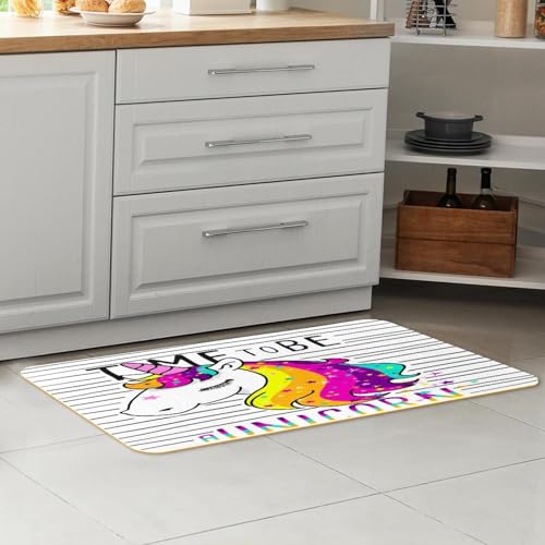 Alfombrillas de cocina antideslizantes VAPOKF evita resbalones con diseño 7