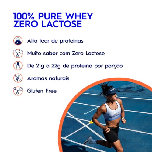 100% Pure Whey Zero Lactose - Baunilha 900g - Probiótica