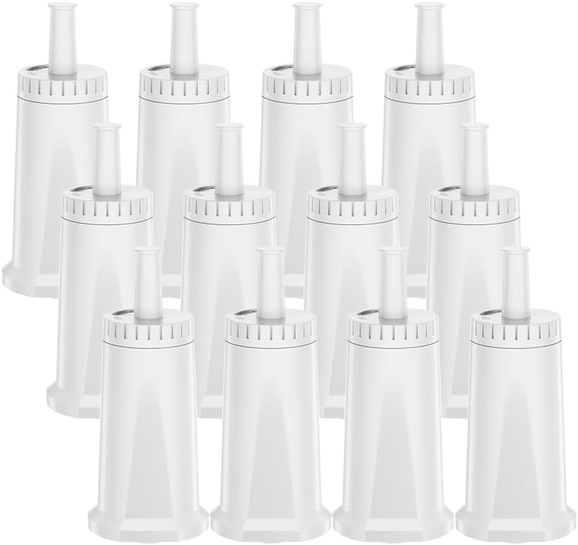 Mutital Filter Replacement for Sage Fully Automatic Coffee Machines, Replacement for Sage Barista Express Pro Water Filter, Water Filter for SES810/SES880/SES920/SES980/SES990 (12 Pieces)