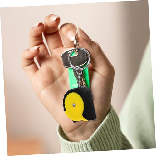 Mini cinta métrica retráctil llavero 12 unidades miniatura 2