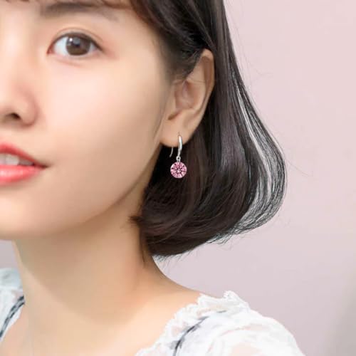 Image of Nilu's Collection Enchanting Light Weight Cubic Zircon Crystal Drop Earrings for Women and Girls, for Daily Use, Office Use