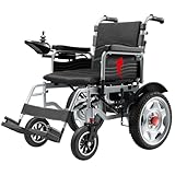HomyKing Electric Wheelchairs for Adults, Foldable Electric Wheelchair, Lightweight Travel Motorized Wheelchairs for Seniors, Compact Folding Power Wheelchair, Fold Portable Mobility Scooter