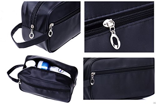 Tumecos Toiletry Dopp Kit Travel Electronics Organizer Shaving Accessories Bag With Carry Handle Brown #TOP2