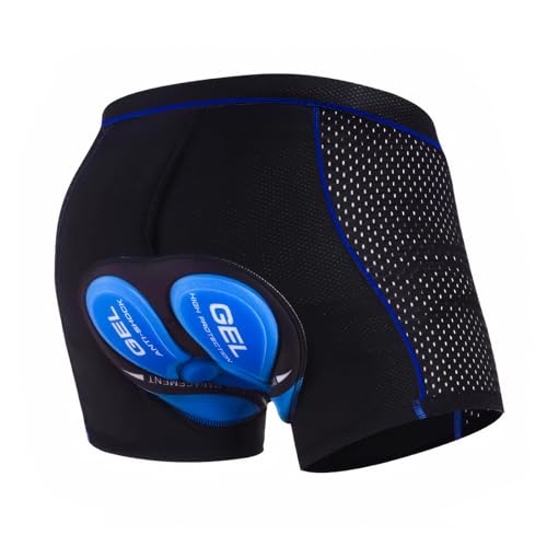 MCTNCT Culotte Ciclismo Hombre, Pantalones Cortos De Ciclismo para Hombre Bicicleta Ciclismo Ropa Interior Pantalones con Almohadillas De Silicona, Secado Rápido, Absorbente y Transpirable