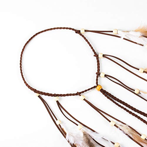 Aceorna Boho Feather Headbands Hippie Gypsy Indian Hairbands Tassels Head Piece Costume Hair Accessories Festival Headdress For Women And Girls #TOP1