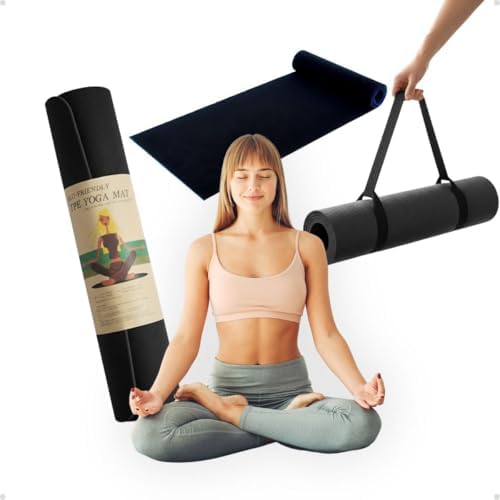 Tapete para Yoga em EVA Tamanho 173x61cm 4mm Indicado para inicia...