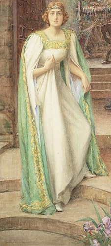 Cuadro en lienzo Henry Meynell Rheam la dama de Shalott pintura famosa decoracion 60x90