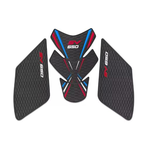 Grip de réservoir moto Suzuki SV650X avec protection antidérapante et stickers latéraux