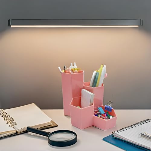 Image of Pencil Organizer Pen Holder for Desk Pens Cup Small Desk Organizer Cute Pen Holder for Office,School and Home (Pink, L-Shape)