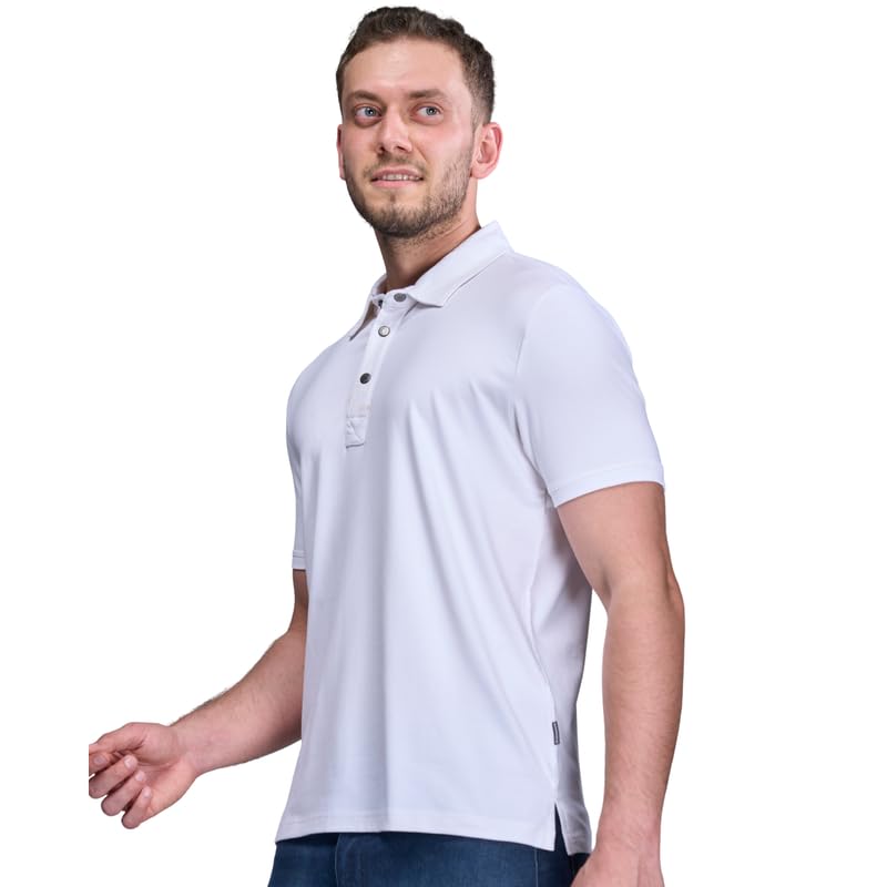 Image of Interwove Bamboo Knitted Polo T-Shirt