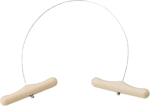 Fantes Cheese Wire Cheese Slicer, Stainless Steel, 12-Inches Long, The Italian Market Original since 1906