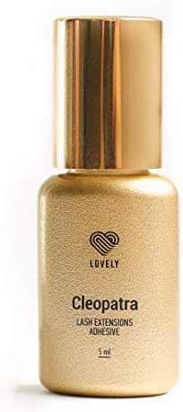 Eyelash Extension Glue | Cleopatra 5ml | 1 Sec Dry Time | 8 Weeks Retention | Very Elastic | World Leader Lash Adhesive