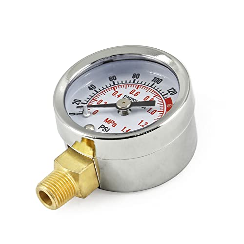 BinZyronic 18C` NPT 2C` GA^N͌v ? 0-200Psi Ή Cp 50mm_C