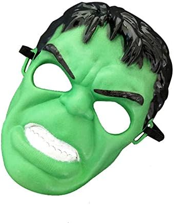 Hulk Green Giant Plastic Face Mask for Party Halloween Masquerade 