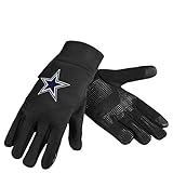 FOCO unisex adult Nfl Team Logo High End Neoprene Texting Gloves, Dallas Cowboys-blue, 9 1 US